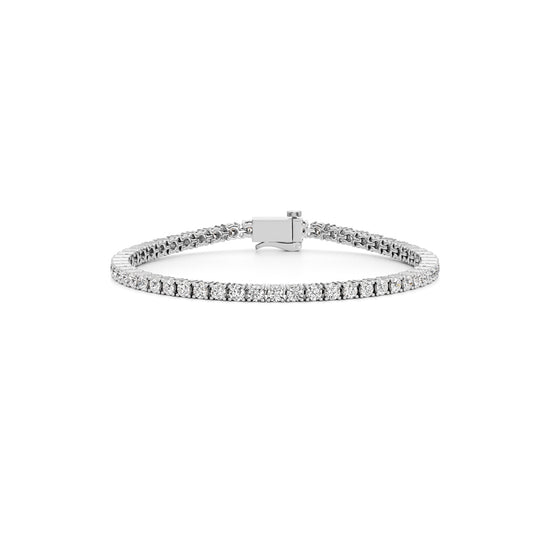 Isara 35Ct Shared Prong Round Cut Tennis Bracelet