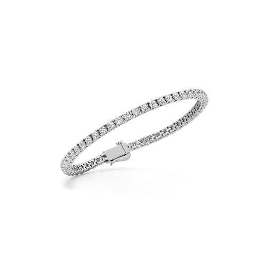 Isara 35Ct Shared Prong Round Cut Tennis Bracelet