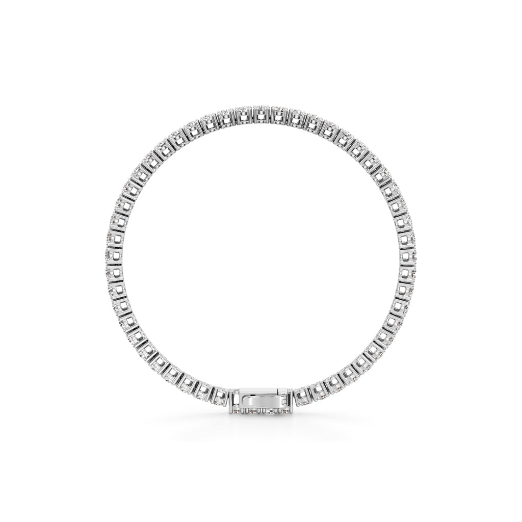 Isara 35Ct Shared Prong Round Cut Tennis Bracelet