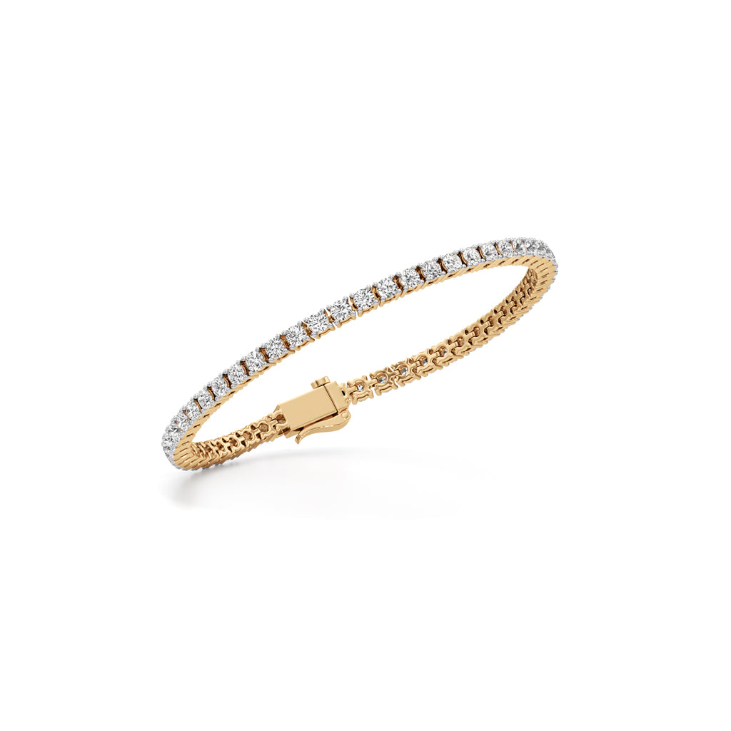 Isara 35Ct Shared Prong Round Cut Tennis Bracelet