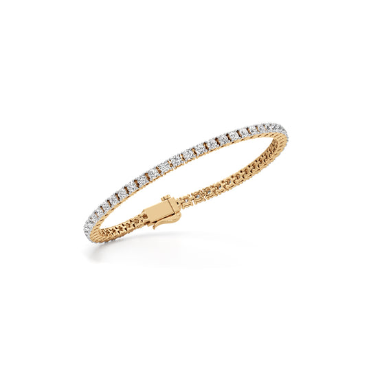 Isara 35Ct Shared Prong Round Cut Tennis Bracelet