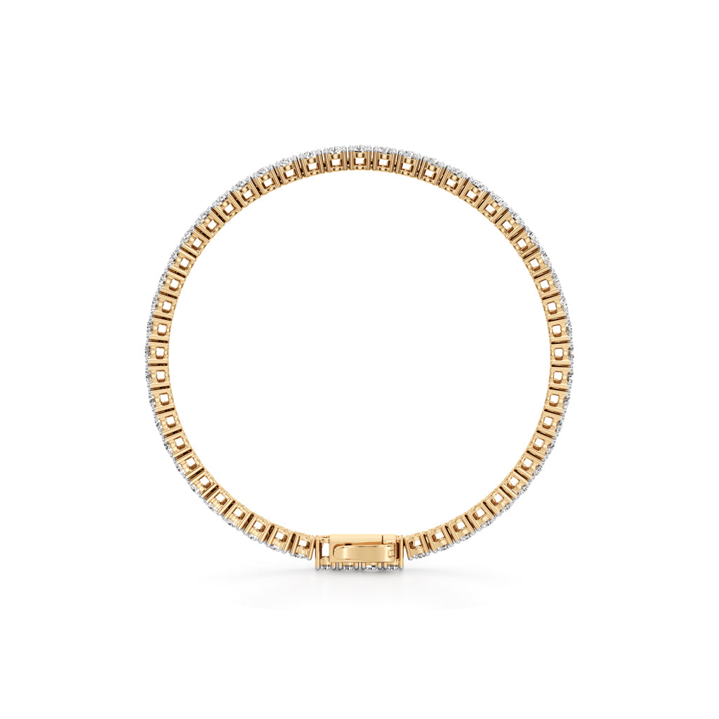 Isara 35Ct Shared Prong Round Cut Tennis Bracelet