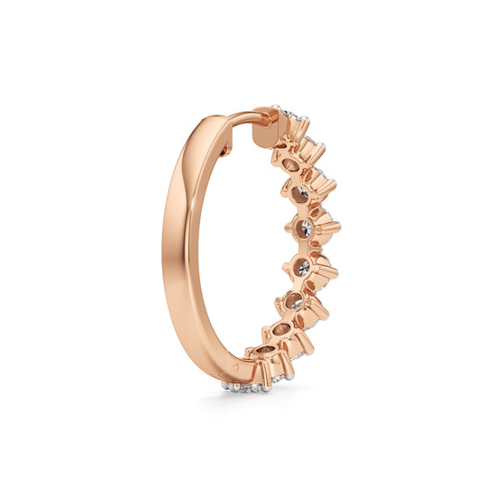 2.50Ct Round Shape Hoops