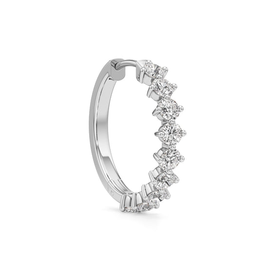 2.50Ct Round Shape Hoops