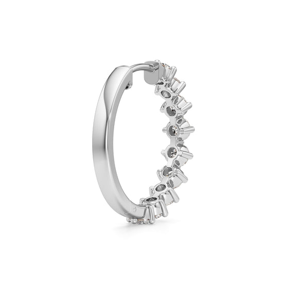 2.50Ct Round Shape Hoops