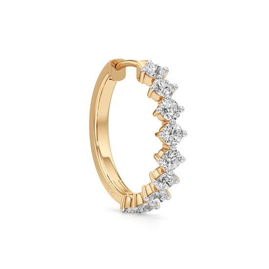 2.50Ct Round Shape Hoops