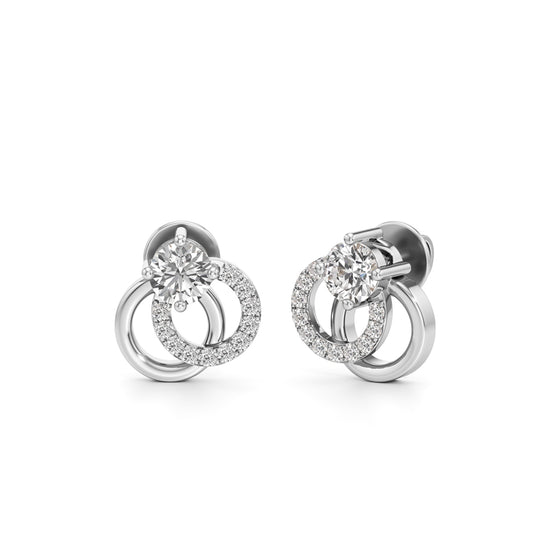 Round Shape Fancy Studs Earrings