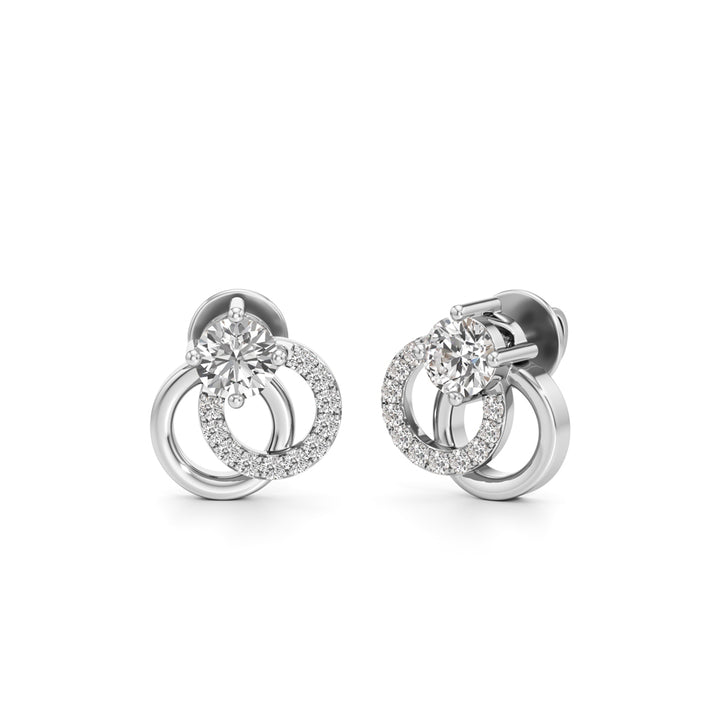 Round Shape Fancy Studs Earrings