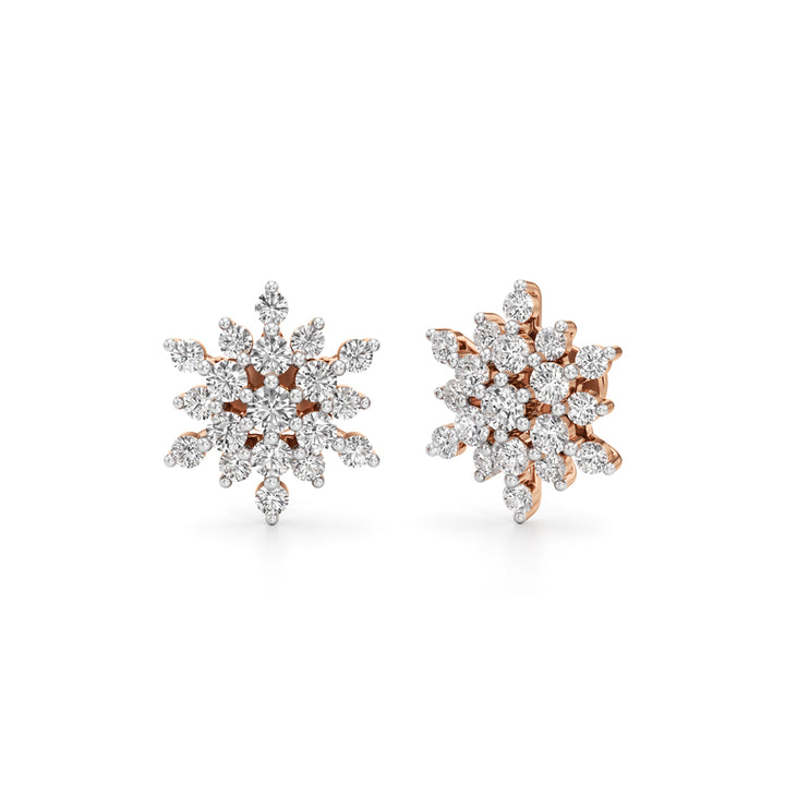 1.75Ct Round Shape Fancy Studs Earrings