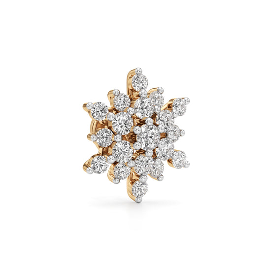1.75Ct Round Shape Fancy Studs Earrings