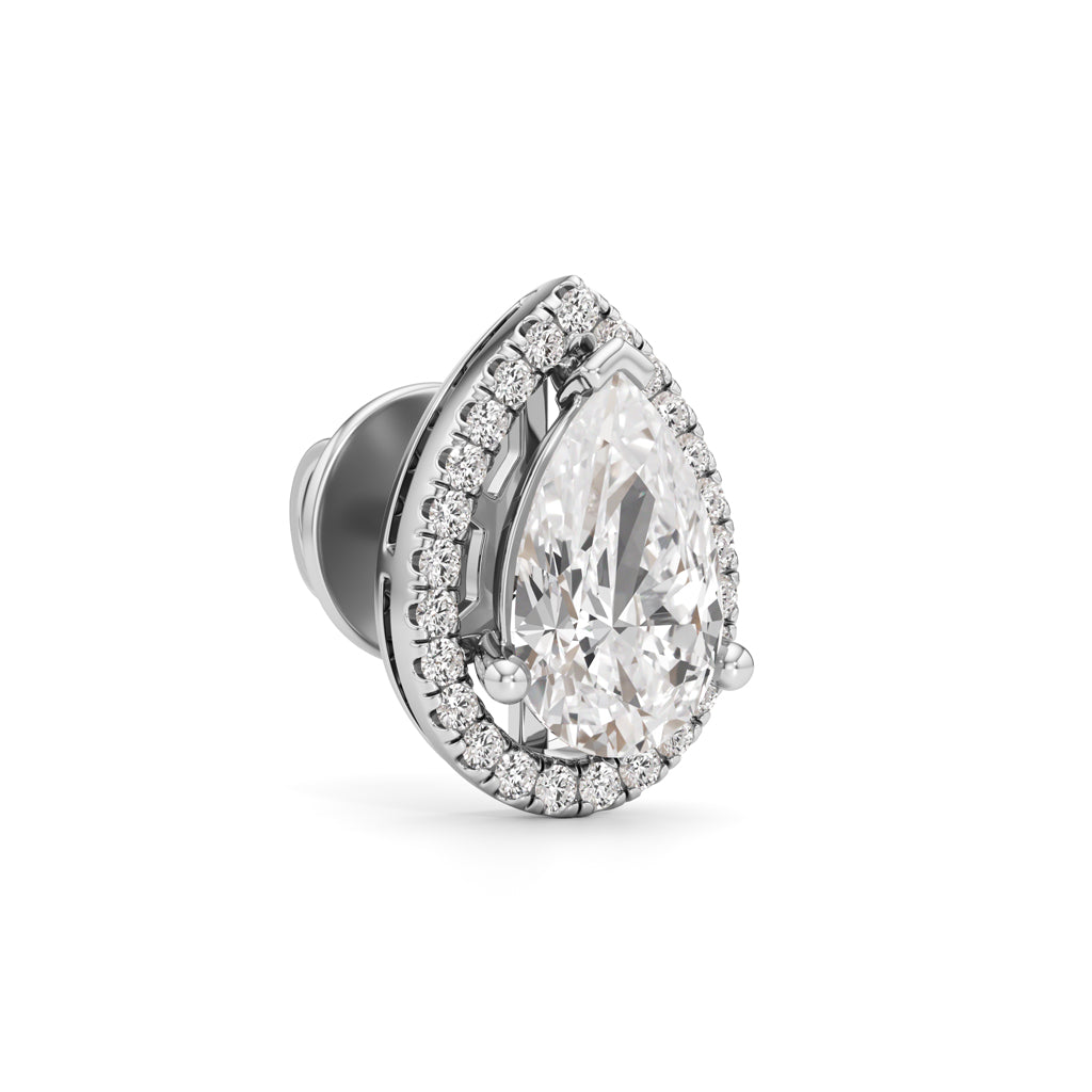 2.25Ct Round Shape Fancy Studs Earrings