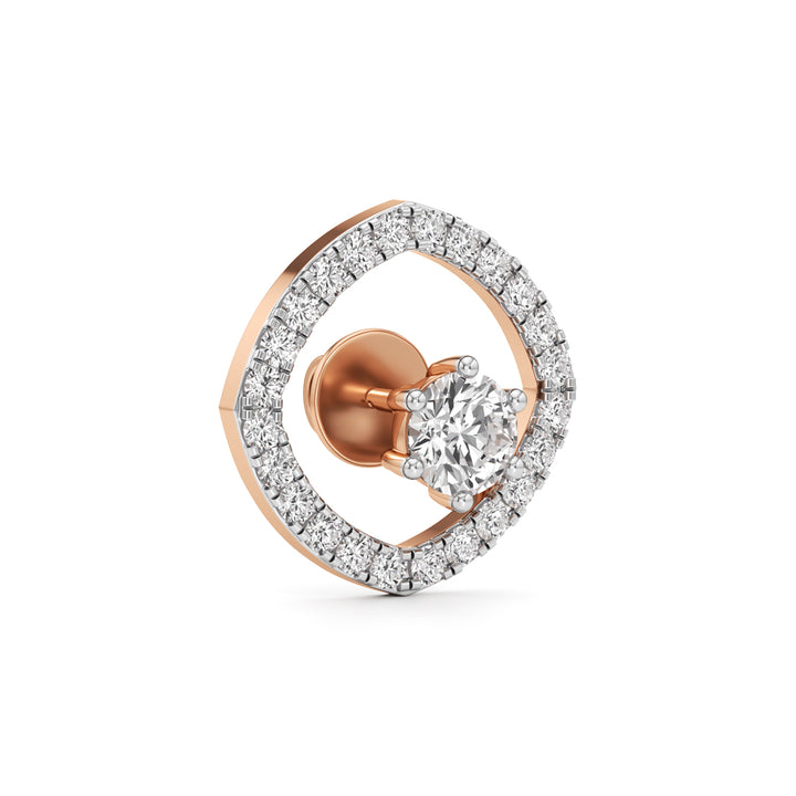 1.75Ct Round Shape Fancy Studs Earrings