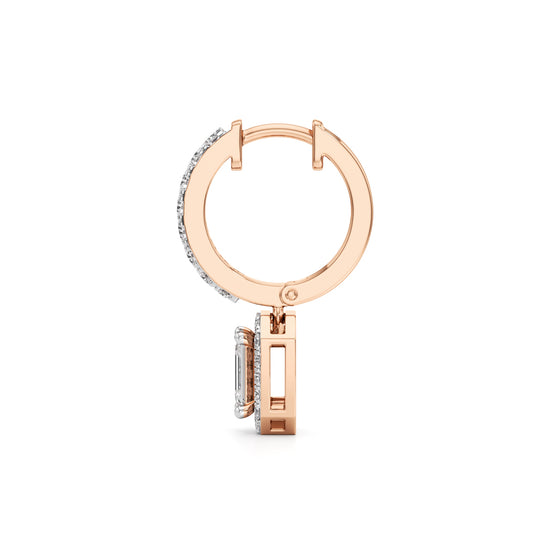 1.50Ct Round Shape Delicate Earrings