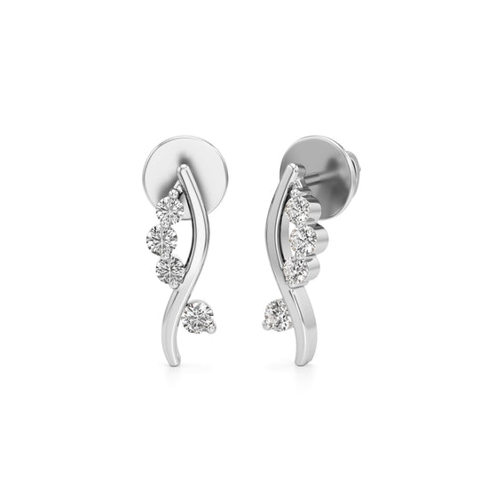 Eternal Glow Round Shape Delicate Earrings