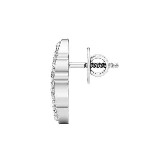 0.50Ct Round Shape,,Fancy Studs Earrings