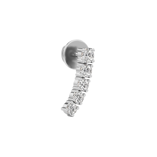 0.5Ct Round Shape,,Fancy Studs Earrings