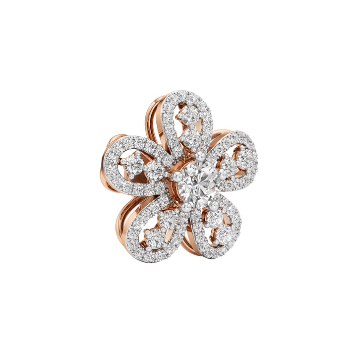2.25Ct Round Shape,,Fancy Studs Earrings