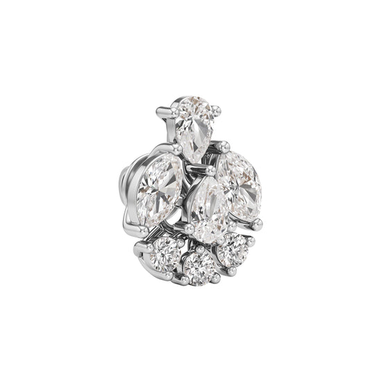 2.50Ct Marquise Shape Fancy Studs Earrings