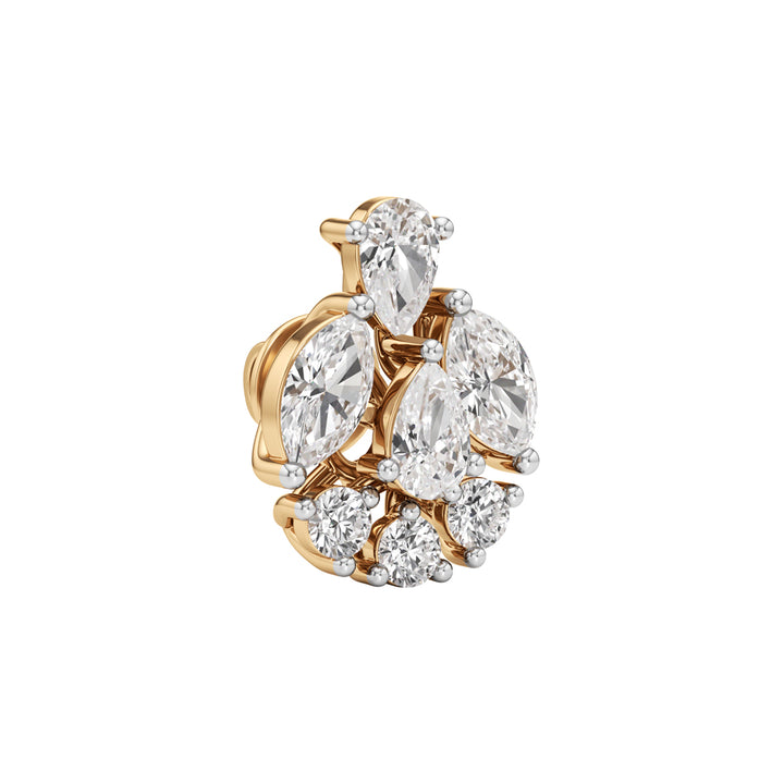 2.50Ct Marquise Shape Fancy Studs Earrings