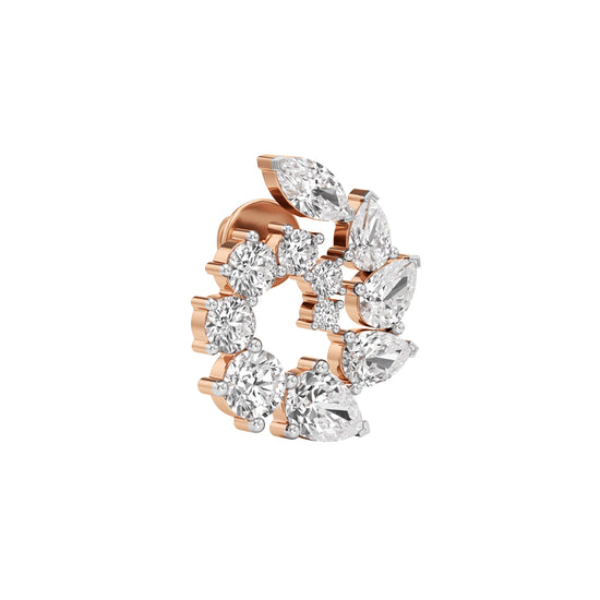 625Ct Pear Shape Fancy Studs Earrings