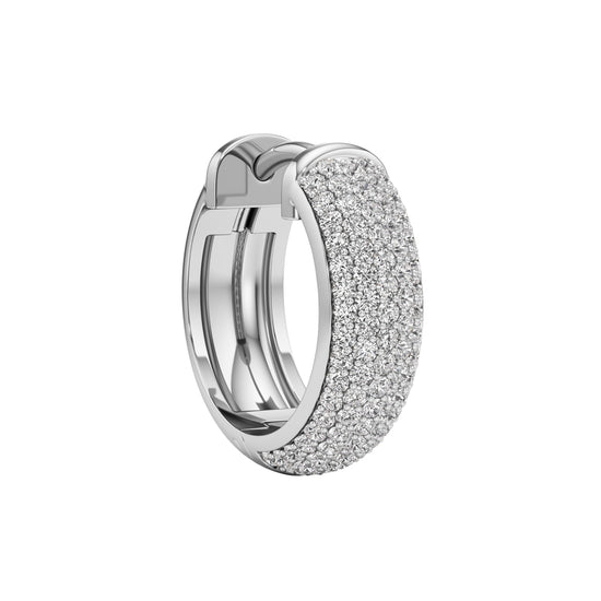0.75Ct Round Shape,,Hoops Earrings