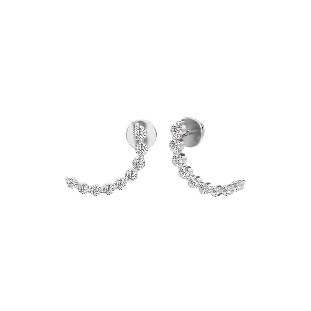 0.75Ct Round Shape,,Fancy Studs Earrings