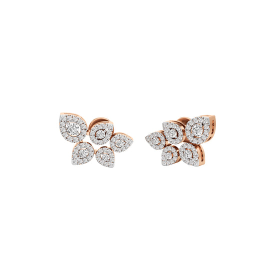 Round Shape,,Fancy Studs Earrings