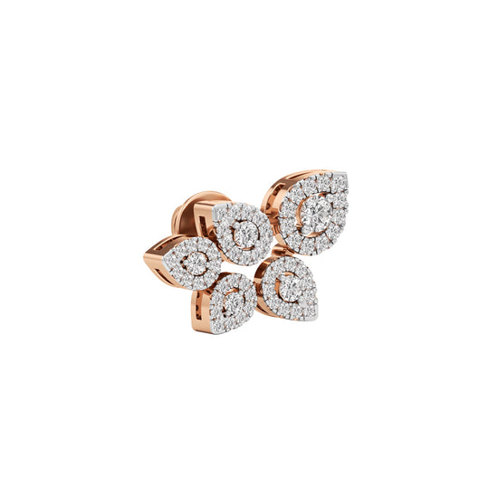 Round Shape,,Fancy Studs Earrings