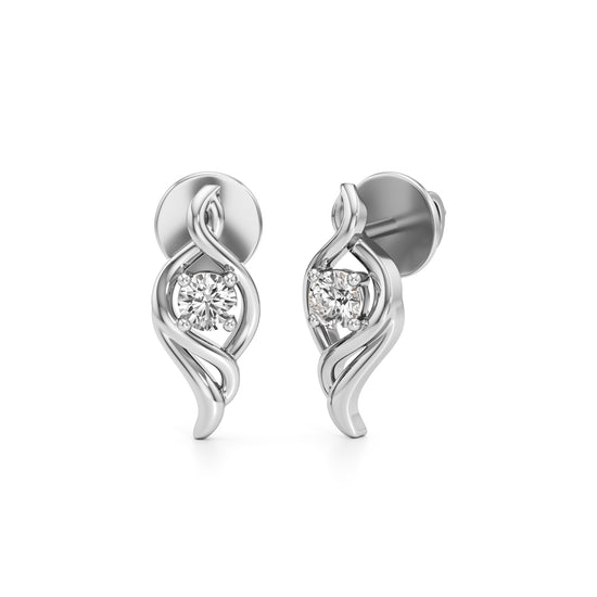 Celestial Spark Round Shape Delicate Earrings