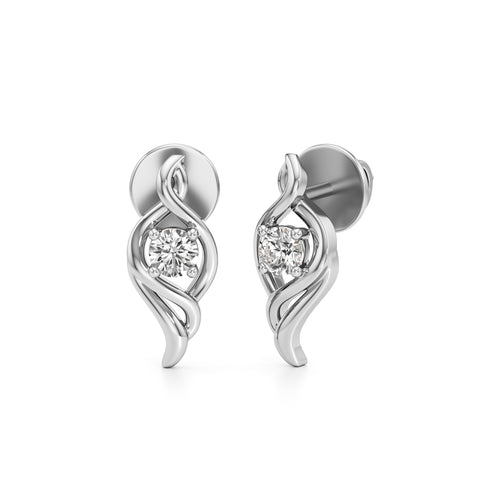 Celestial Spark Round Shape Delicate Earrings