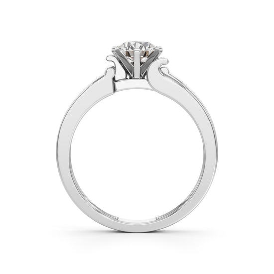 Imperial Radiance Solitaire Ring with LabGrown Diamond for Men