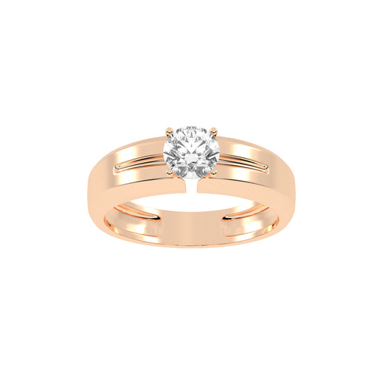 Classic Platinum Solitaire Ring
