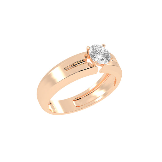 Classic Platinum Solitaire Ring