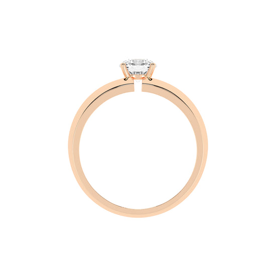 Classic Platinum Solitaire Ring