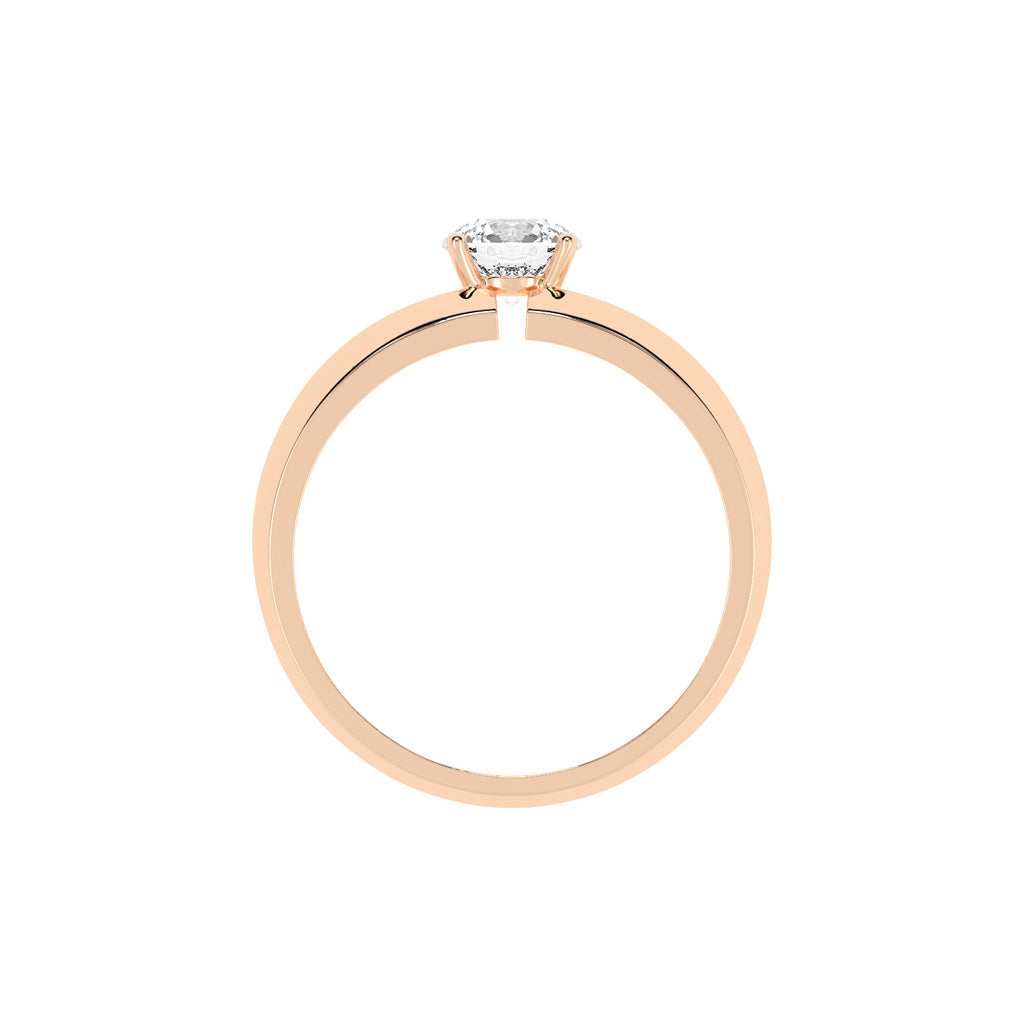 Classic Platinum Solitaire Ring