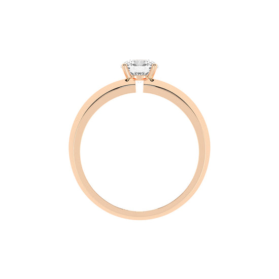 Classic Platinum Solitaire Ring
