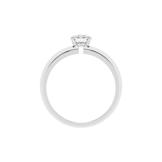 Classic Platinum Solitaire Ring