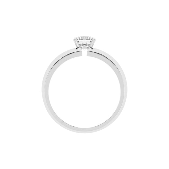 Classic Platinum Solitaire Ring