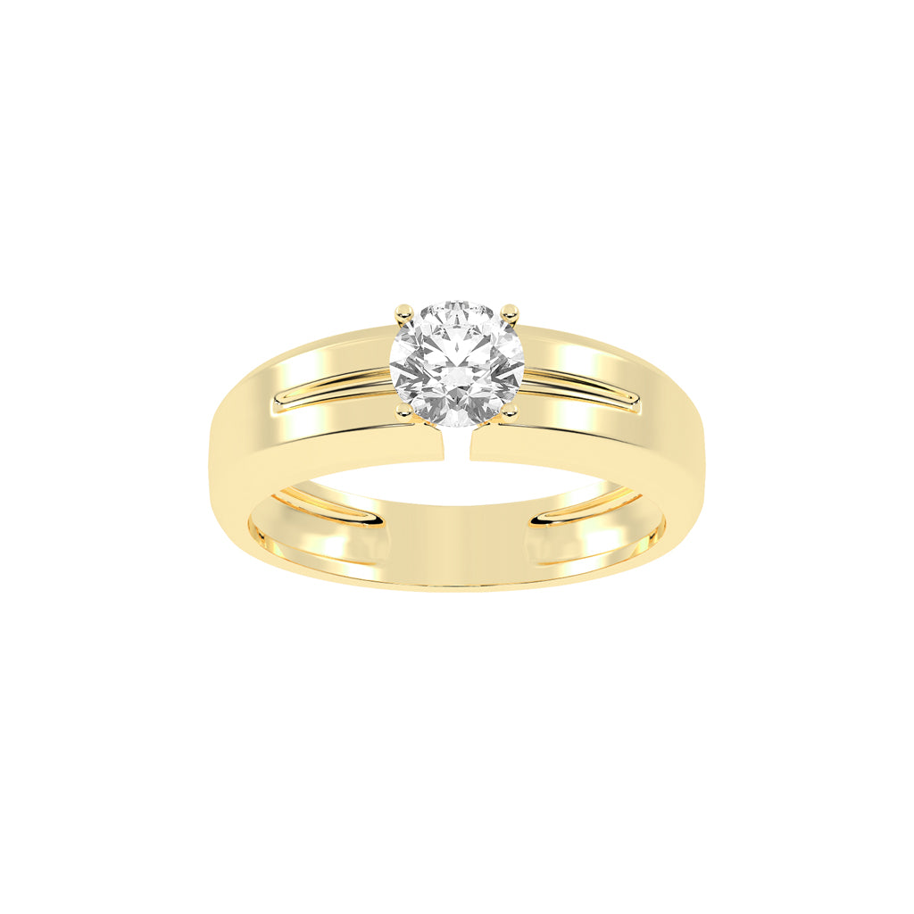 Classic Platinum Solitaire Ring