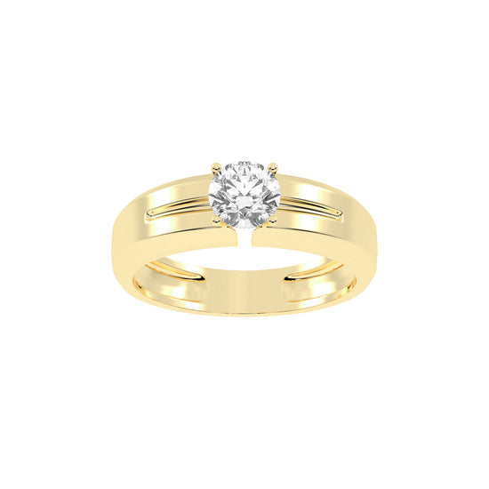 Classic Platinum Solitaire Ring