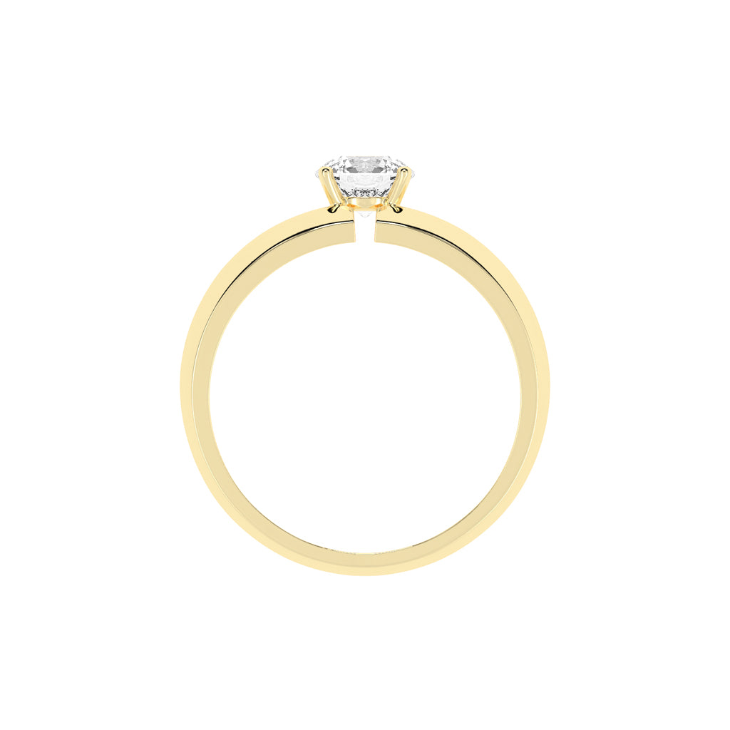 Classic Platinum Solitaire Ring