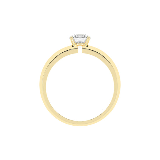 Classic Platinum Solitaire Ring