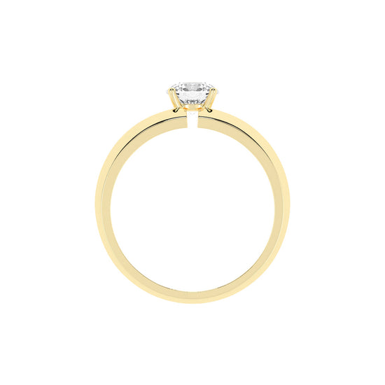 Classic Platinum Solitaire Ring
