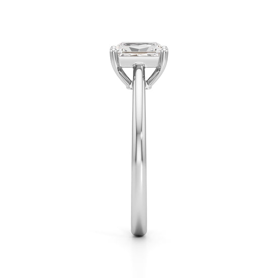 Solira 075Ct Radiant Cut Solitaire Ring