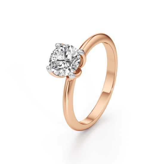 Soltressa 1Ct Four Prong Round Cut Solitaire Ring
