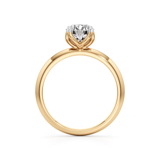 Soltressa 1Ct Four Prong Round Cut Solitaire Ring