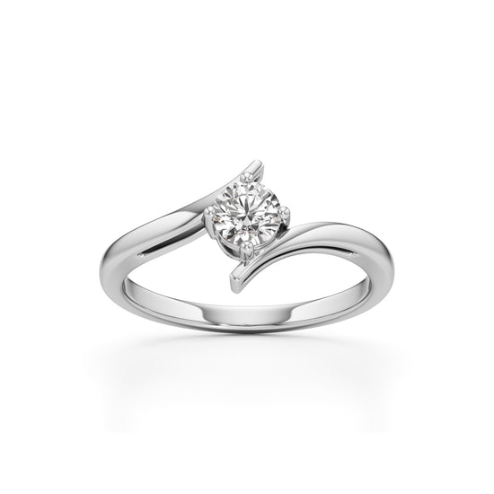 Delivone Round Cut Delicate Ring