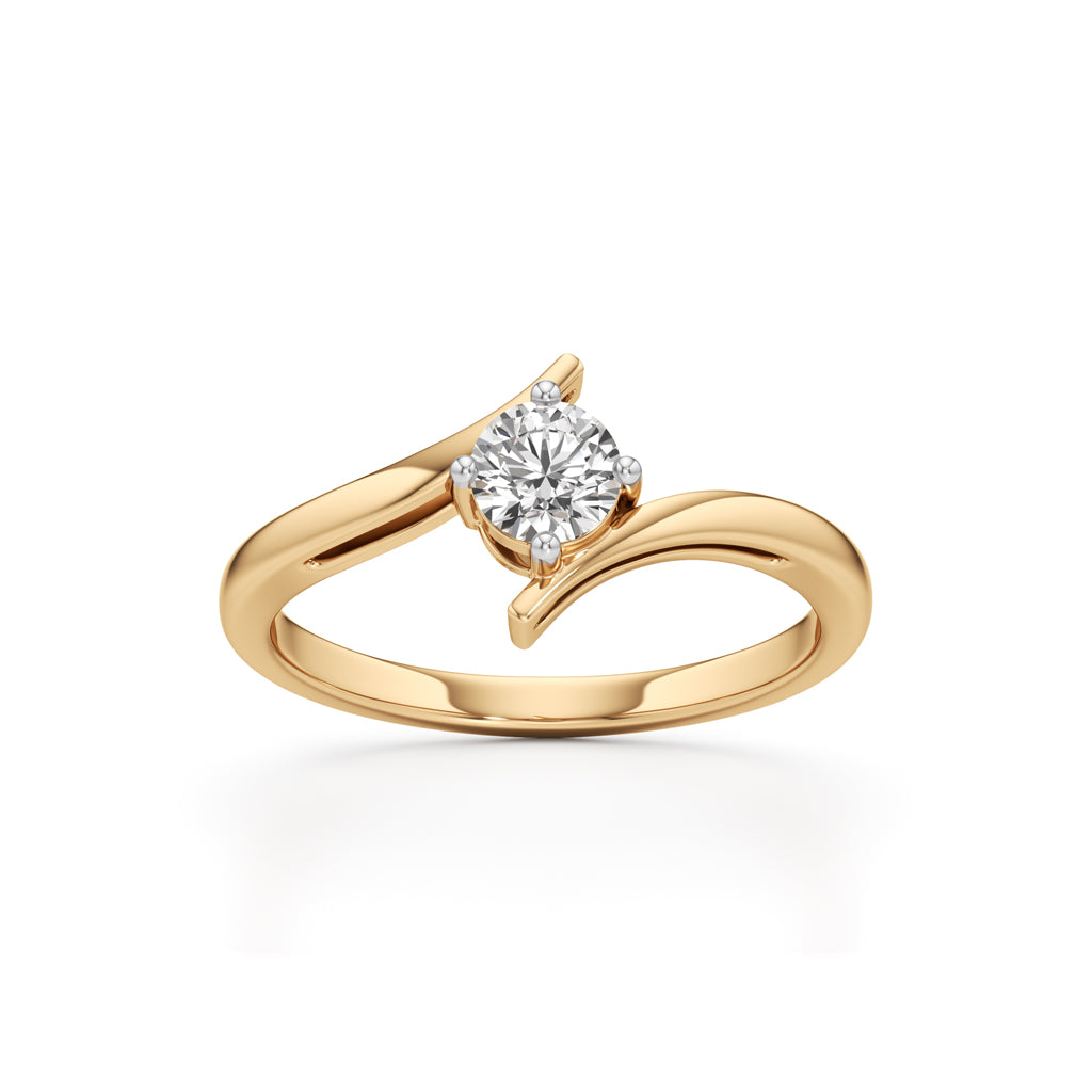 Delivone Round Cut Delicate Ring