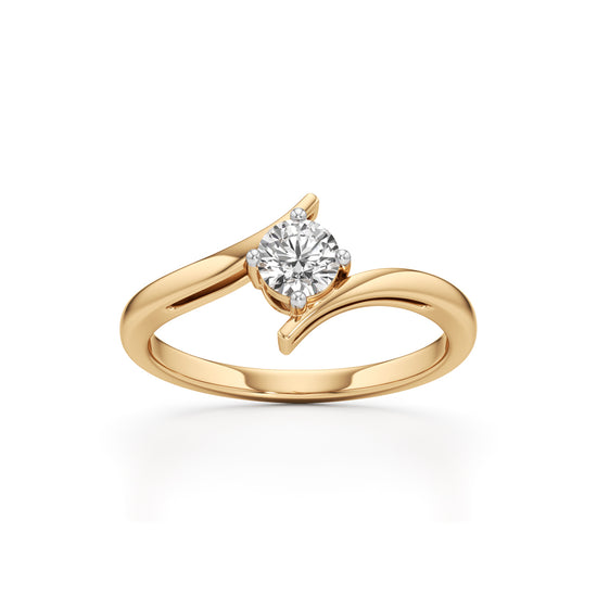 Delivone Round Cut Delicate Ring