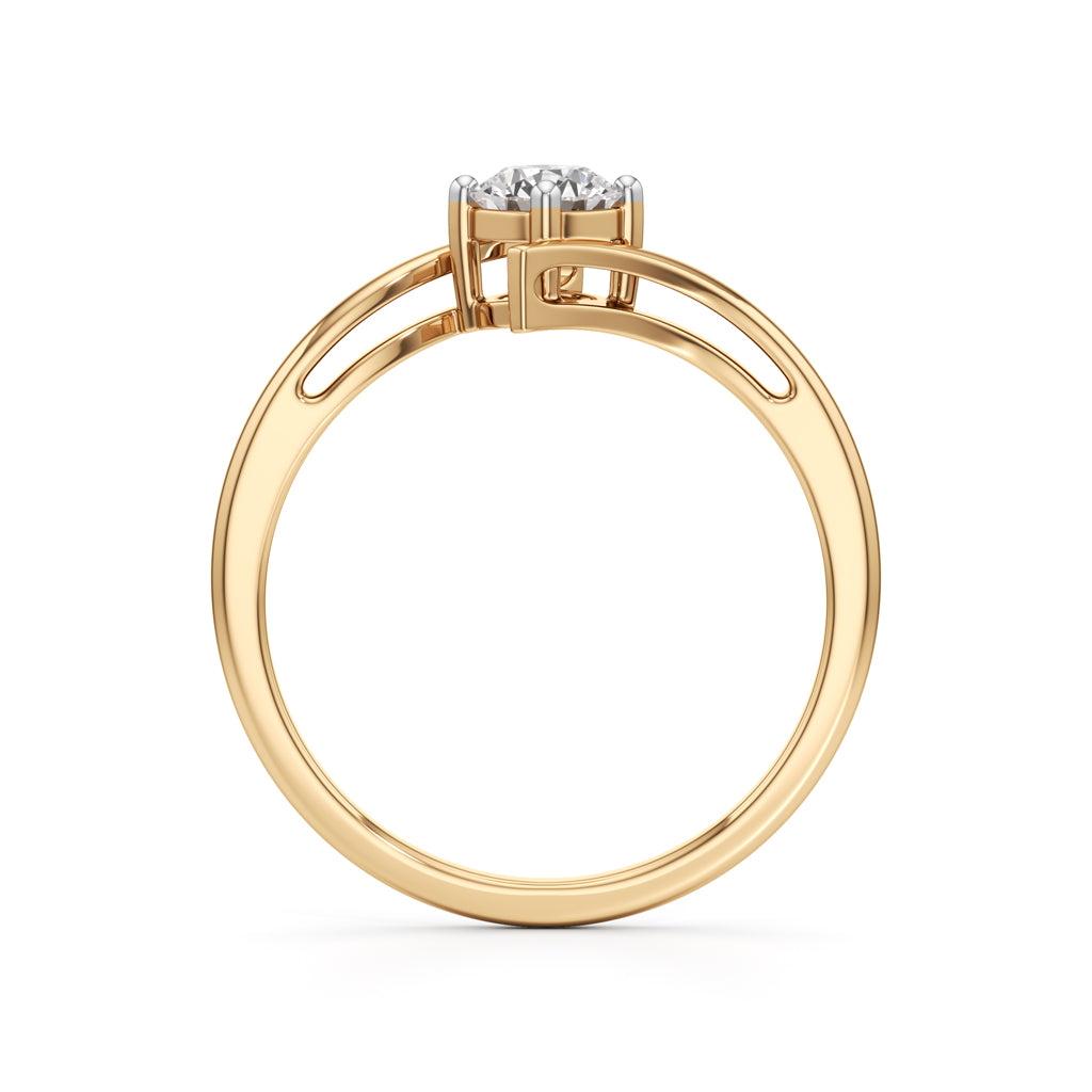 Delivone Round Cut Delicate Ring